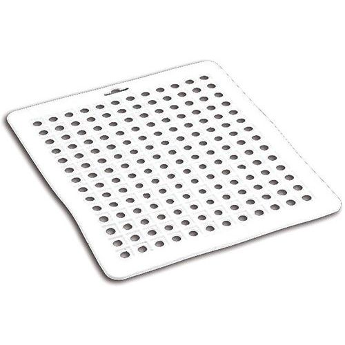 Tapis D'évier Souple En Plastique Blanc Antidérapant