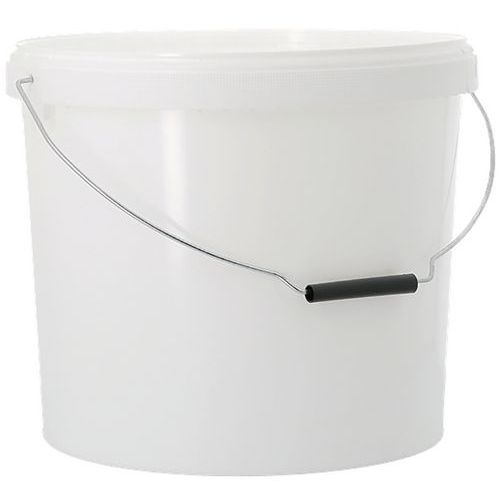 Seau Plastique Blanc - 17 L