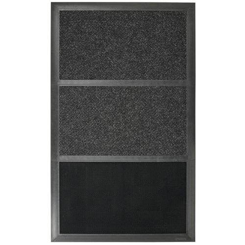 Notrax - Tapis Désinfectant Sani-Master Noir - 152.5x61cm - Usage Intensif - Recyclable