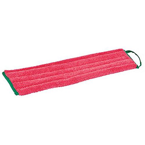 Frange En Microfibre Poils Longs 45 Cm Rouge