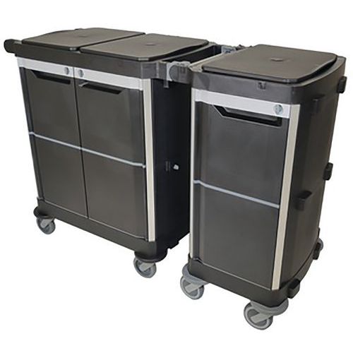 Chariot De Nettoyage Fermé Flexible Avec Unité Amovible
