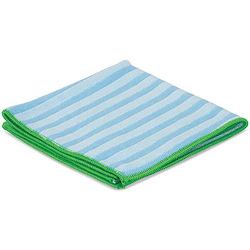 Lavette En Microfibre Double Use - 31 X 31 Cm - Bleu