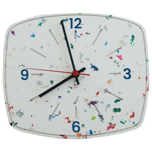 La Petite Horloge Blanc Chiffres Grand Bleu