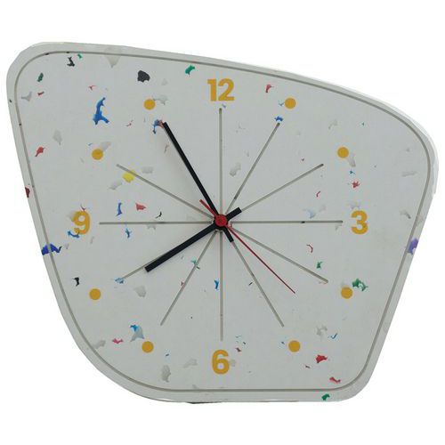 La Grande Horloge fond blanc confettis Lalala