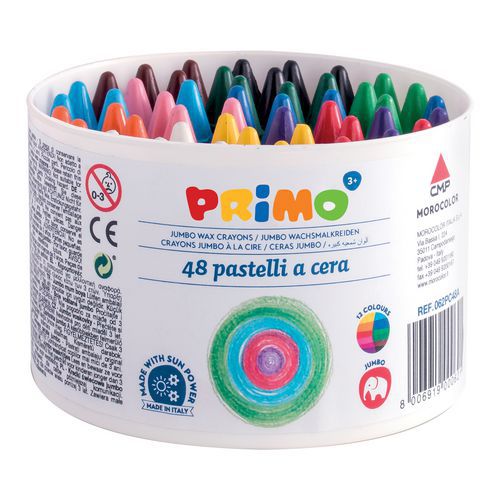 Pots de 48 crayons à la cire dia 13,5mmx65mm thumbnail image 1