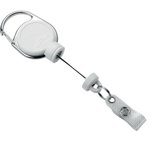 Durable 1 Enrouleur Avec Bouton Pression Pour Porte- Carte - Durable