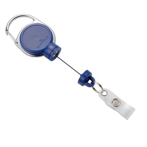 Durable 1 Enrouleur Avec Bouton Pression Pour Porte- Carte - Durable