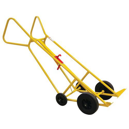 Diable Porte Fût Roues Soldi Verrou De Sécurité Charge 250 Kg