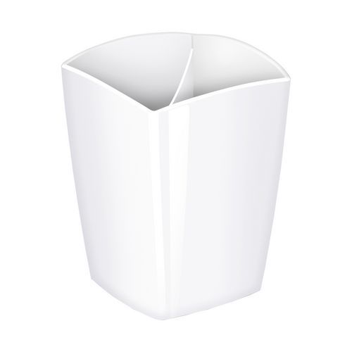 Porte-Stylos Magnétiques LUTER - Lot De 2 - Blanc Et Bleu - Pour Tableau Blanc, Frigo Ou Casier