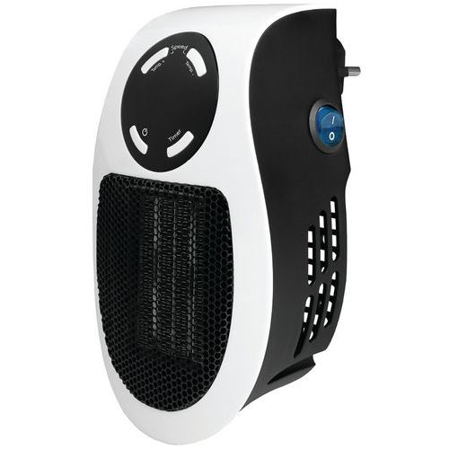Radiateurs Céramiques Heat Plug-in Blanc 500w Vitesses 1