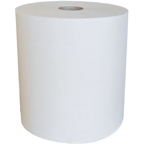 Bobine d'essuie-mains Autocut - Pure ouate blanche - Manutan Bobine d'essuie-mains Autocut - Pure ouate blanche - Manutan