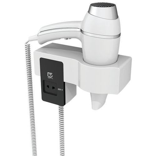 Sèche-cheveux Blanc Avec Support Pr Mt Alteo
