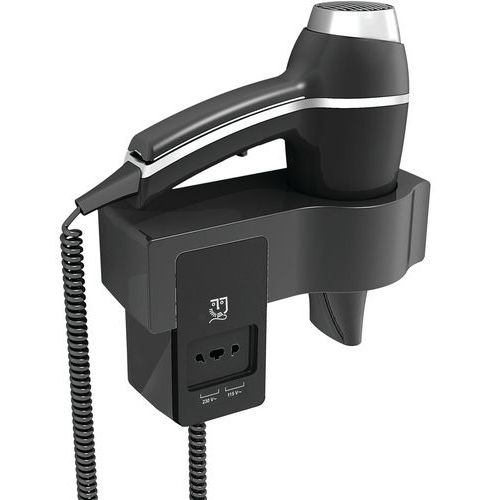 Sèche-cheveux Noir Avec Support Pr Bt Alteo