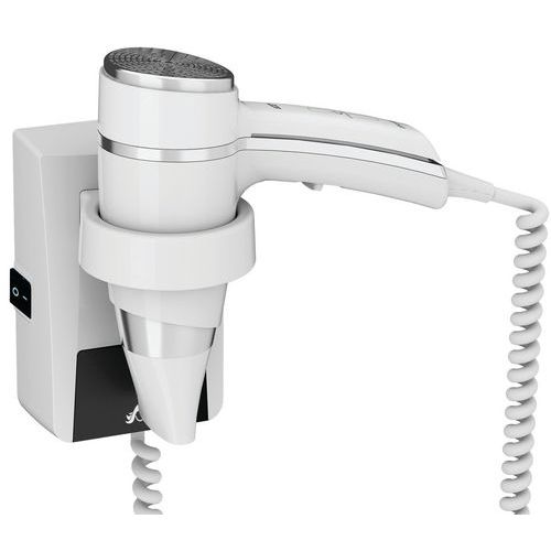 Sèche-cheveux Blanc Avec Support De Base Et Interrupteur Brittony