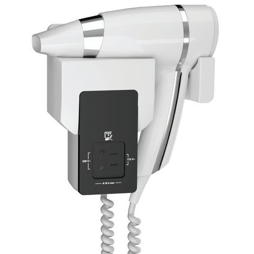 Sèche-cheveux Blanc Avec Support Frontal Pr Bt Brittony