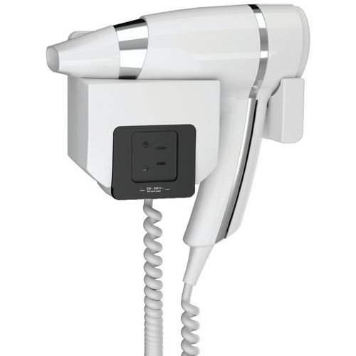 Sèche-cheveux Blanc Avec Support Frontal Pr Mt Brittony
