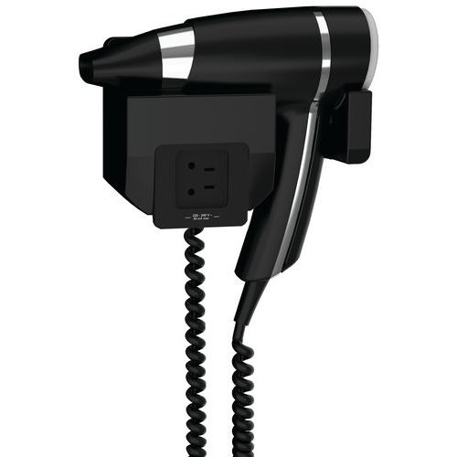 Sèche-cheveux Noir Avec Support Frontal Pr Mt Brittony