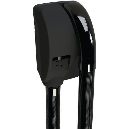 Sèche-cheveux Mural Noir Mat Pr Caraïbe