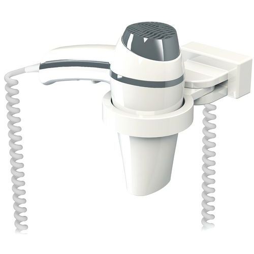 Sèche-cheveux Blanc Avec Support Universel Clipper