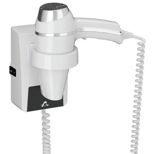 Sèche-cheveux Blanc Avec Support De Base Et Interrupteur Clipper Ii