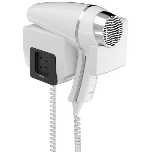 Sèche-cheveux Blanc Avec Support Frontal Pr Mt Clipper Ii