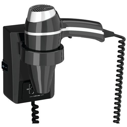Sèche-cheveux Noir Avec Support Et Interrupteur Pr Bt Clipper Ii
