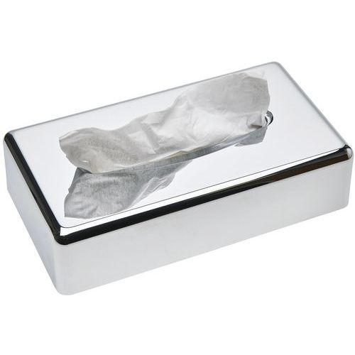 Boîte De Mouchoirs Rectangulaire Chromée Sanibox