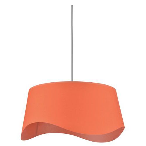 Suspension Forme Tambour Effet Effet Vague En Percale Tomette