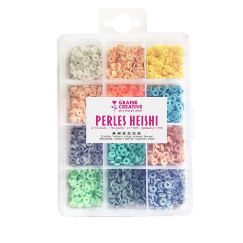 Assortiment perles Heishi - Graine créative thumbnail image 1