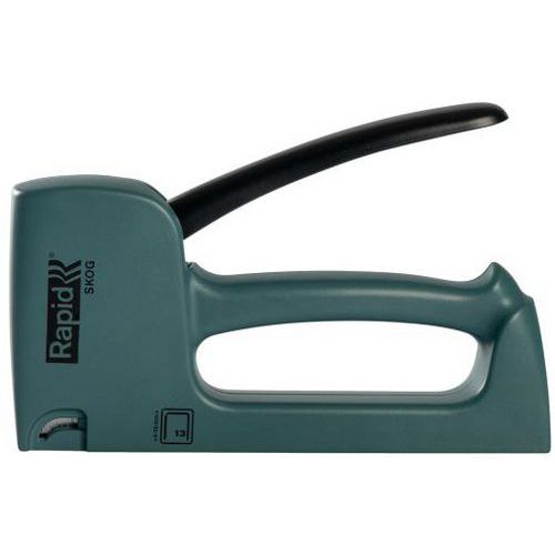 Rapid - Agrafeuse manuelle R13 Verte - 177mm - Éco-responsable, 36% recyclé