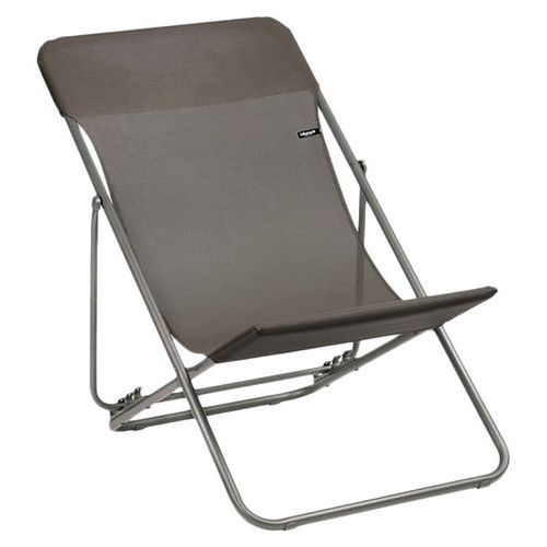 Lot De 2 Transats Helio Acier Largeur 62 Cm Truffe Lafuma