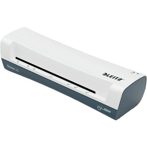Leitz - Plastifieuse iLam Home A4 - Blanc - 3 min préchauffage - Idéale pour documents A4