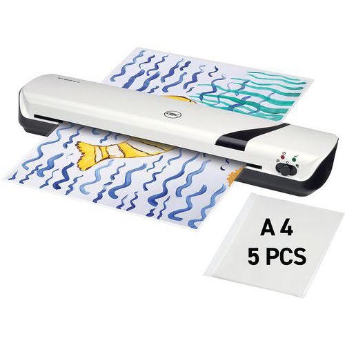 GBC - Plastifieuse Inspire+ A3 Blanc - Format A3 - Préchauffage 4 min - Idéale pour vos documents