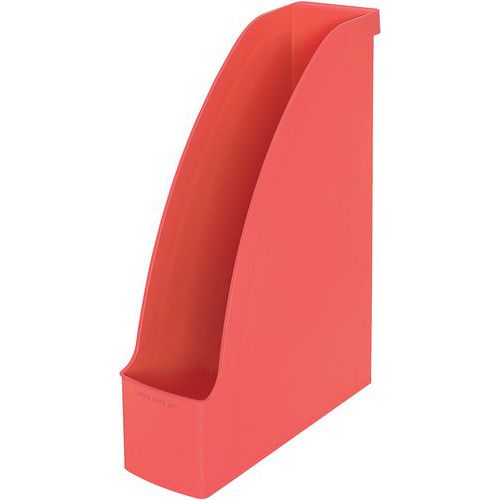 Leitz - Porte revues Plus Recycle - Rouge - 78mm - Idéal Télétravail