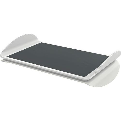 Leitz - Repose-pieds ergonomique réglable Ergo - Gris clair - Confort et bien-être au travail