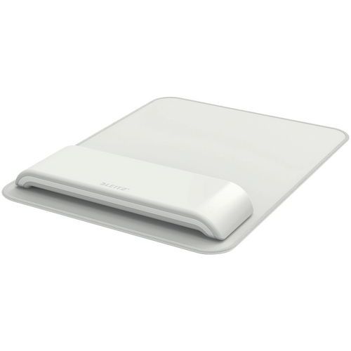 Leitz - Tapis de souris ergonomique avec repose-poignets réglable - Gris clair - Confort et soutien pour le télétravail