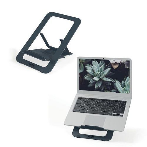 Leitz - Support Ordinateur Portable Ergonomique Réglable Argent - 99% Recyclé - Éco-responsable