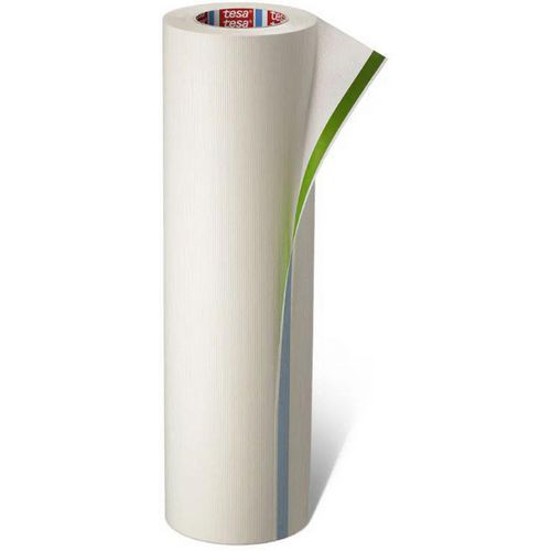 Tesa - Film de protection adhésif antidérapant 4416 - Blanc 66m x 470mm - Haute adhérence et durabilité