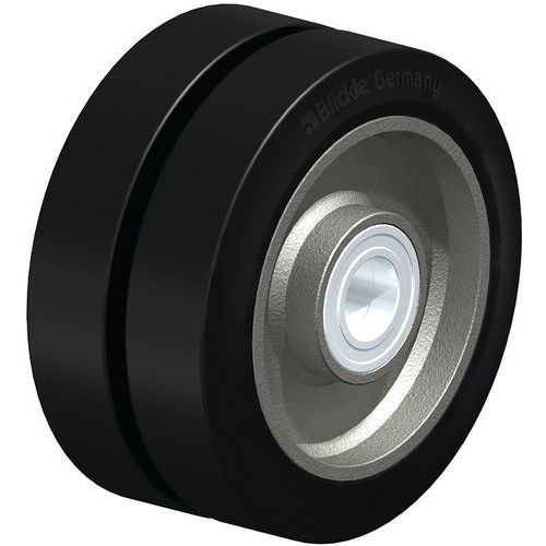 Roue Fortes Charges Jumelée à Bandage Caoutchouc Ds 300_50k