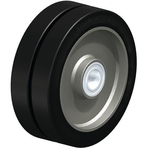 Roue Fortes Charges Jumelée à Bandage Caoutchouc Ds 400_55k