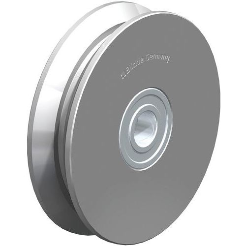 Roue à Double Boudin En Acier Plein Dspk 100k