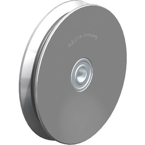 Roue à Double Boudin En Acier Plein Dspk 200k