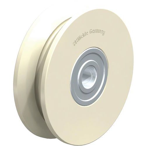 Roue à Double Boudin En Polyamide Moulé Dspkgspo 75k