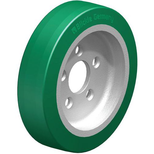 Roue Fortes Charges à Flasques Polyuréthane Softhane Gsta 302_5
