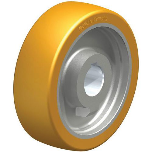Roue Motrice Fortes Charges Polyuréthane Extrathane Gthn 125_25h7