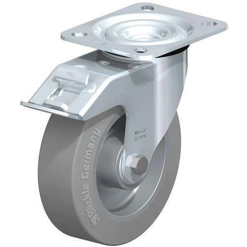 Roues Fortes Charges à Bandage Caoutchouc L-alev 125k-fi-sg