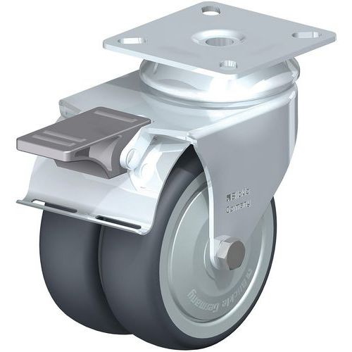 Roue Caoutchouc Thermoplastique Lda-tpa 75k-fi-fk