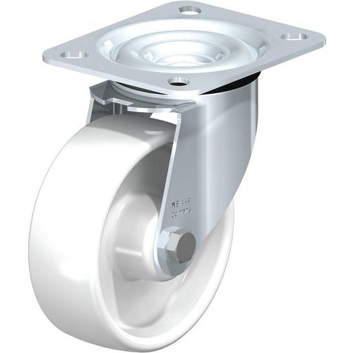 Roulette pivotante acier - roue en polyamide - Blickle