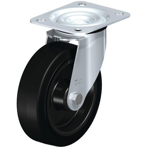 Roue Fortes Charges à Bandage Caoutchouc Le-poev 125r