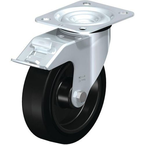 Roue Fortes Charges à Bandage Caoutchouc Le-poev 125r-fi